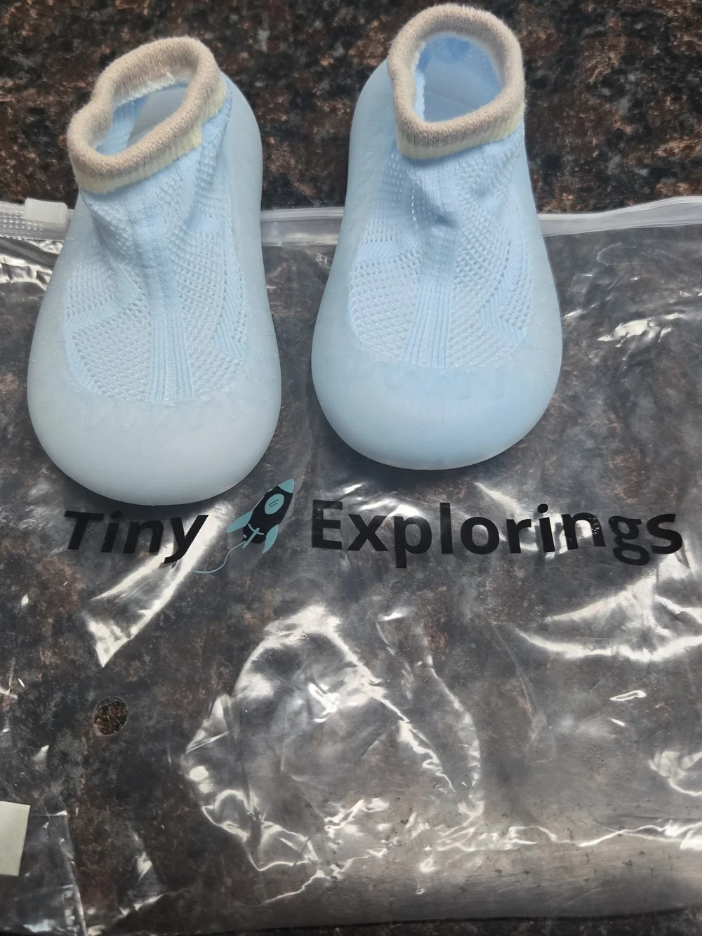 Tiny Explorings Kids Soft-Soled Shoes in Brown, Blue, Light Blue, and Black
